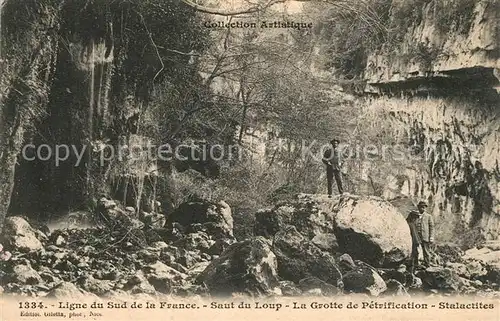 AK / Ansichtskarte Gorges_Loup_Alpes Maritimes Grotte de Petrification Gorges_Loup