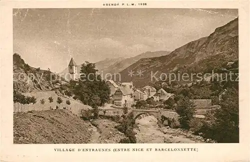 AK / Ansichtskarte Barcelonnette Panorama Bruecke Kirche Barcelonnette