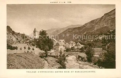 AK / Ansichtskarte Barcelonnette Panorama Bruecke Kirche Nice Barcelonnette