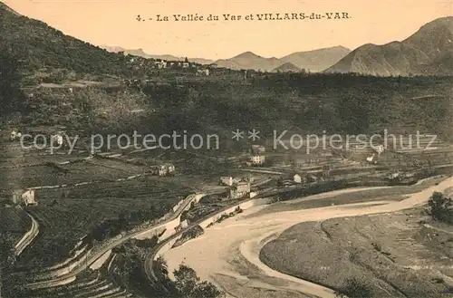 AK / Ansichtskarte Villars sur Var Panorama Tal Villars sur Var