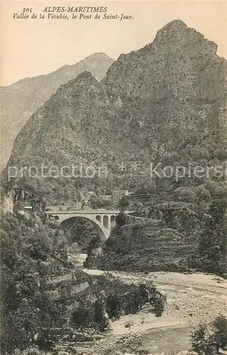 AK / Ansichtskarte Saint Martin Vesubie Pont de Saint Jean Saint Martin Vesubie