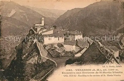 AK / Ansichtskarte Venanson Panorama St. Martin Venanson
