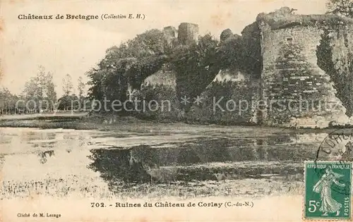 AK / Ansichtskarte Corlay Schlossruine Corlay