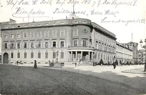 AK / Ansichtskarte Wiesbaden Koenigliches Schloss Wiesbaden