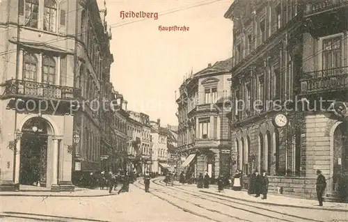 AK / Ansichtskarte Heidelberg_Neckar Hauptstrasse Heidelberg Neckar