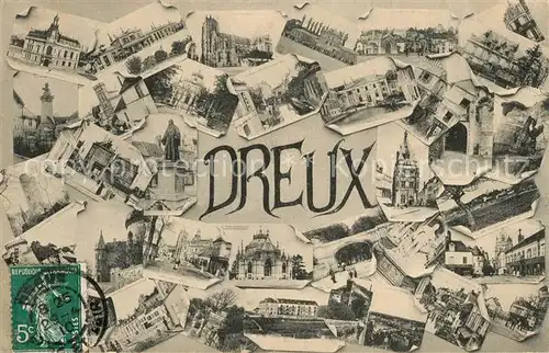 AK / Ansichtskarte Dreux Sehenswuerdigkeiten der Stadt Dreux