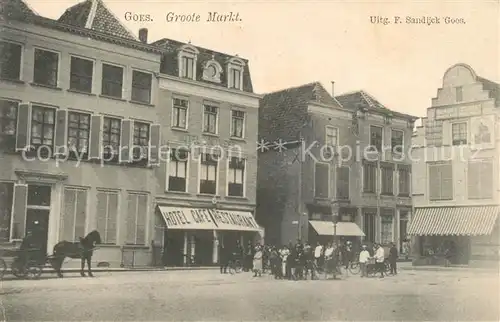AK / Ansichtskarte Goes_Netherlands Groote Markt Marktplatz Goes_Netherlands