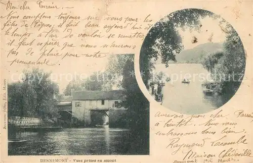AK / Ansichtskarte Dennemont Vues prises en amont Dennemont