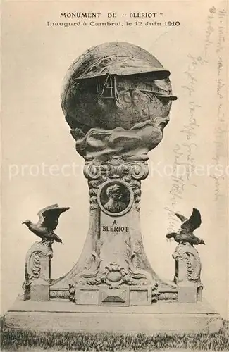 AK / Ansichtskarte Cambrai Monument de Bleriot Cambrai