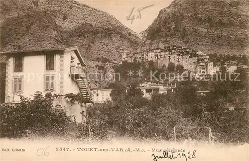AK / Ansichtskarte Touet sur Var Panorama Touet sur Var