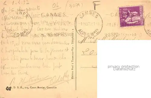 AK / Ansichtskarte Touet sur Var Cascade Touet sur Var