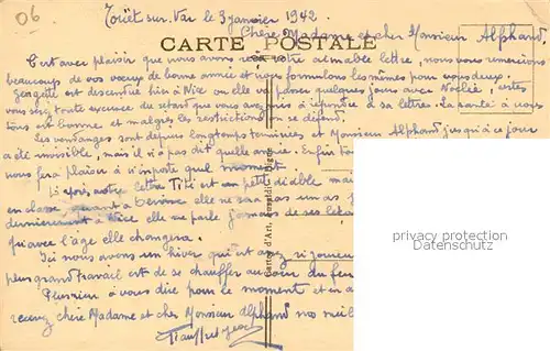 AK / Ansichtskarte Touet sur Var Une rue Couverte Touet sur Var