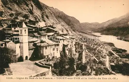 AK / Ansichtskarte Touet sur Var Vallee du Var Ligne du Sud de la France Touet sur Var