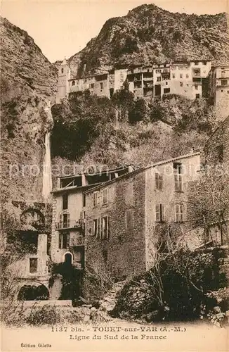 AK / Ansichtskarte Touet sur Var Ligne du Sud de la France Touet sur Var
