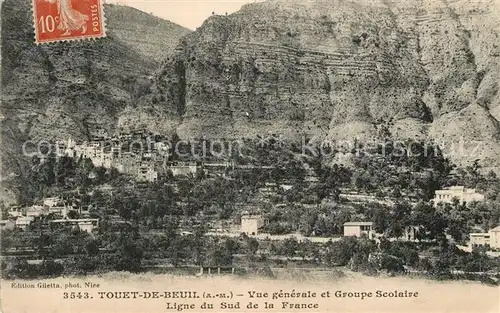 AK / Ansichtskarte Touet_de_Beuil Panorama Groupe Scolaire Touet_de_Beuil