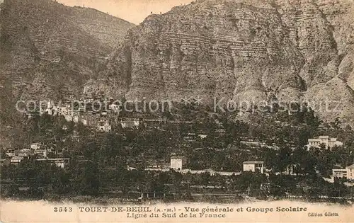AK / Ansichtskarte Touet_de_Beuil Panorama Groupe Scolaire Touet_de_Beuil