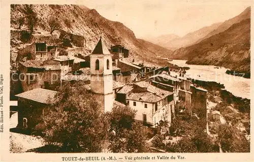 AK / Ansichtskarte Touet_de_Beuil Panorama Vallee du Var Touet_de_Beuil