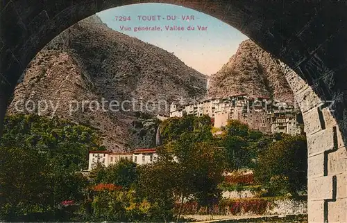 AK / Ansichtskarte Touet sur Var Panorama Vallee Touet sur Var