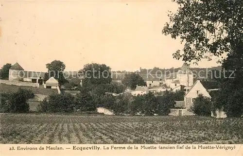 AK / Ansichtskarte Ecquevilly Panorama Ecquevilly