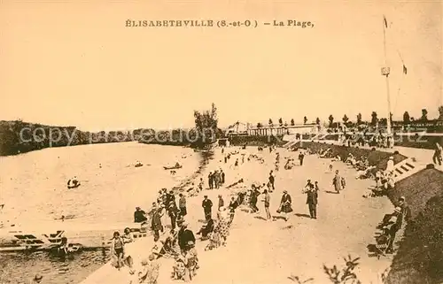 AK / Ansichtskarte Elisabethville Plage Elisabethville