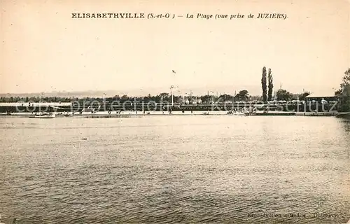 AK / Ansichtskarte Elisabethville Plage Juziers Elisabethville