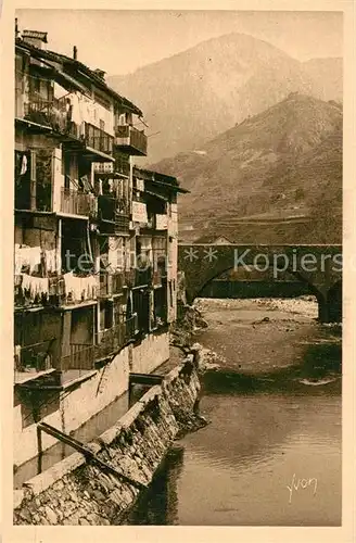 AK / Ansichtskarte Sospel Les vieilles Maisons sur la Bevera Sospel