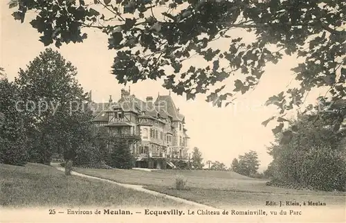 AK / Ansichtskarte Ecquevilly Meulan Chateau de Romainville Ecquevilly