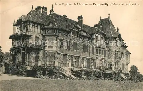 AK / Ansichtskarte Ecquevilly Chateau de Romainville Ecquevilly