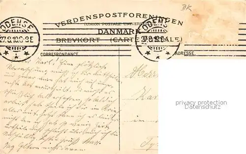 AK / Ansichtskarte Odense Parti fra Aaen Odense