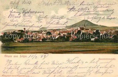 AK / Ansichtskarte Leipa_Boehmen Panorama Leipa Boehmen