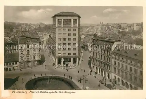 AK / Ansichtskarte Reichenberg_Liberec Konrad Henleinplatz Sudetengau Reichenberg Liberec