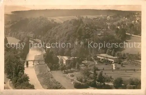 AK / Ansichtskarte Lazne_Teplice_nad_Becvou Fliegeraufnahme Lazne_Teplice_nad_Becvou