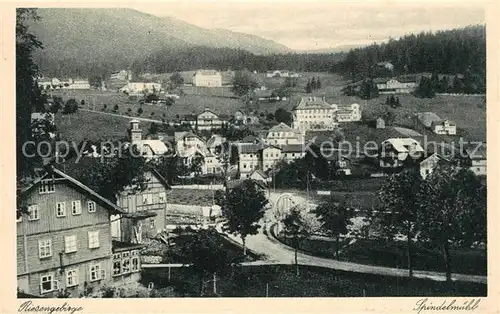 AK / Ansichtskarte Spindelmuehle Panorama Riesengebirge Spindelmuehle