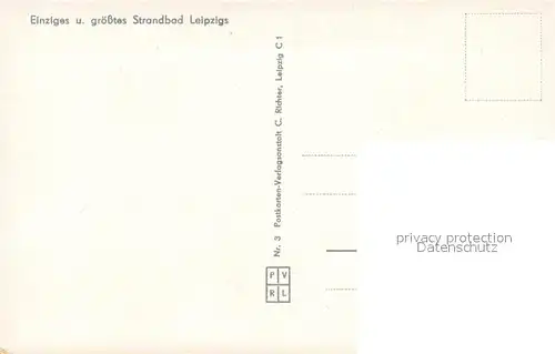 AK / Ansichtskarte Leipzig Strandbad am Auensee Leipzig