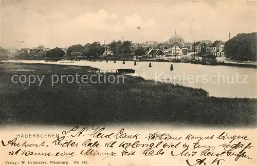 AK / Ansichtskarte Hadersleben_Haderslev Partie am Hafen Hadersleben_Haderslev