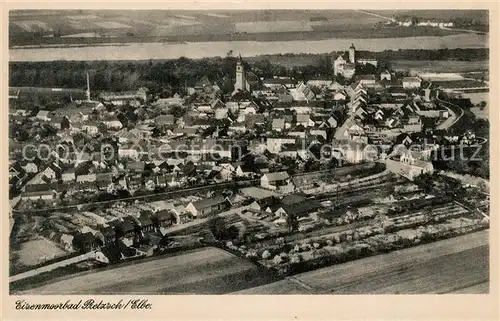 AK / Ansichtskarte Pretzsch_Elbe Eisenmoorbad Fliegeraufnahme Pretzsch Elbe