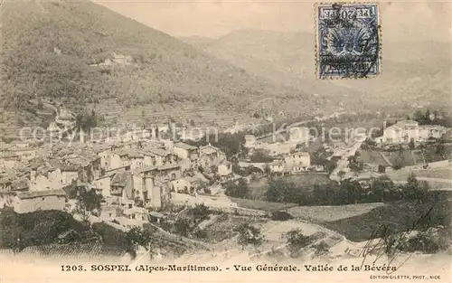 AK / Ansichtskarte Sospel Panorama Bevera Sospel