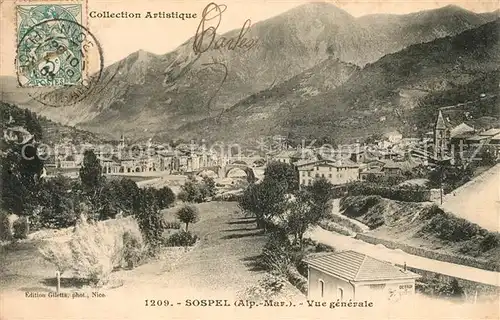AK / Ansichtskarte Sospel Panorama  Sospel