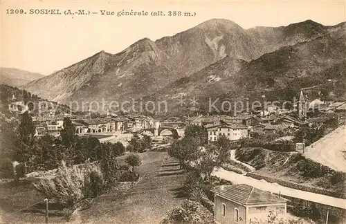 AK / Ansichtskarte Sospel Panorama Sospel