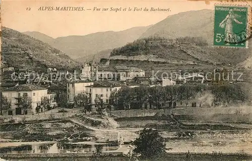 AK / Ansichtskarte Sospel Panorama Barbonnet Sospel