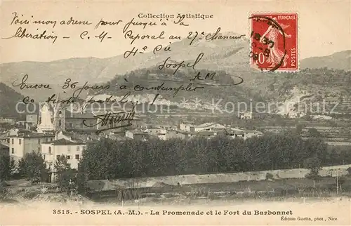 AK / Ansichtskarte Sospel Fort du Barbonnet Sospel