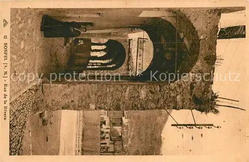 AK / Ansichtskarte Sospel Rue de la Bevera Sospel