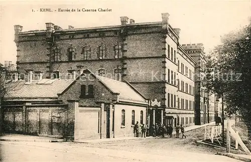 AK / Ansichtskarte Kehl_Rhein Entree de la Caserne Charlet Kaserne Kehl_Rhein