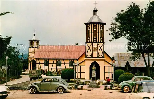 AK / Ansichtskarte Colonia_Tovar Iglesia Plaza Bolivar Colonia Tovar