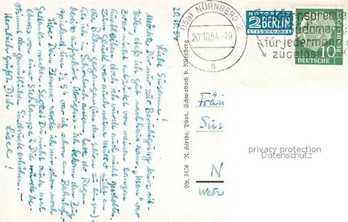 AK / Ansichtskarte Schwabach Marktplatz Schwabach