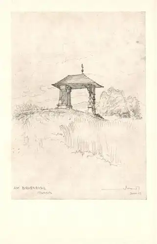 AK / Ansichtskarte Obdach Am Birkenbichl Zeichnung Obdach