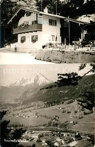 AK / Ansichtskarte Bischofswiesen Haus Eichengruen Panorama Bischofswiesen