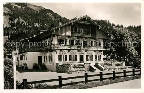 AK / Ansichtskarte Osterhofen_Bayrischzell Hotel Alpenhof Osterhofen_Bayrischzell