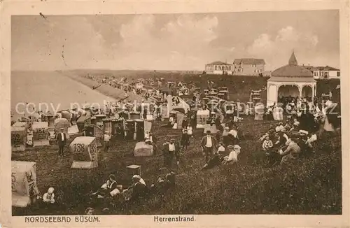 AK / Ansichtskarte Buesum_Nordseebad Herrenstrand Buesum_Nordseebad