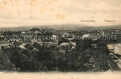 AK / Ansichtskarte Liesing Panorama Knabenschule Schulgasse Liesing